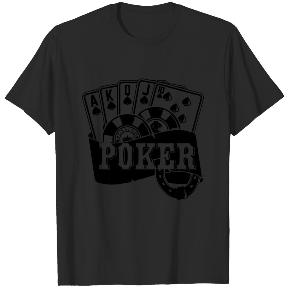 GIFT - POKER BLACK T-shirt