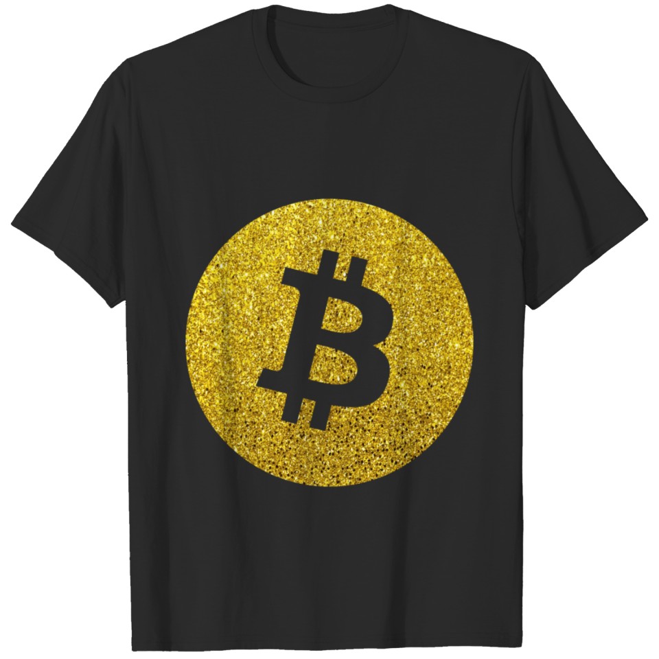 Golden Bitcoin T-shirt