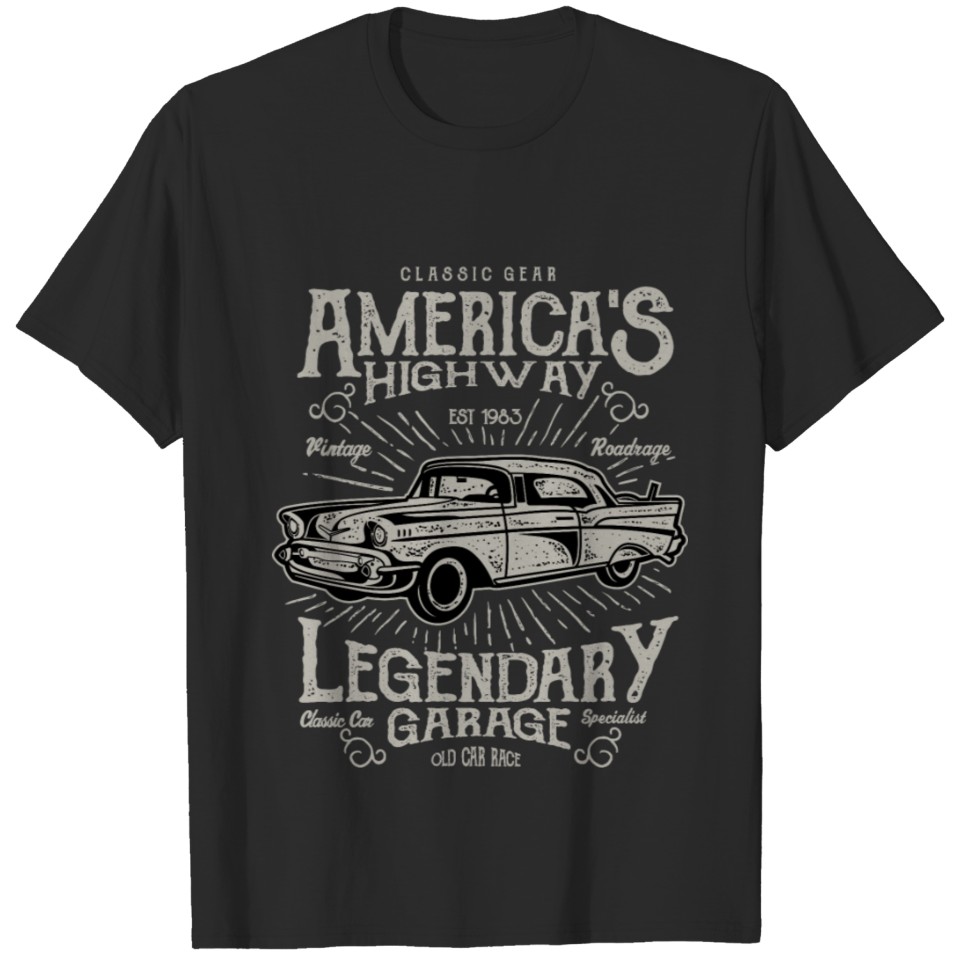 America s Highway Classic T-shirt