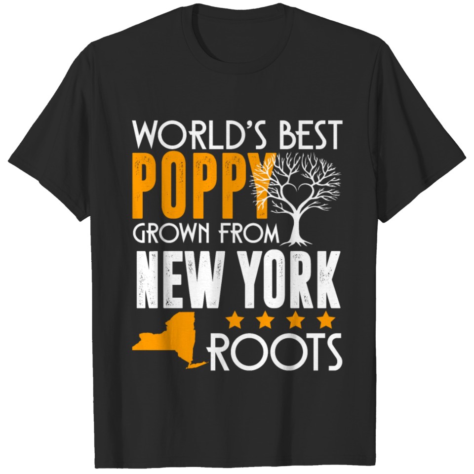 Poppy T Shirt, New York Roots T Shirt T-shirt