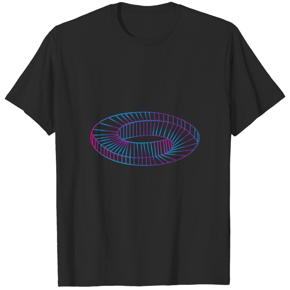 Abstract Circle Round Digital T-shirt