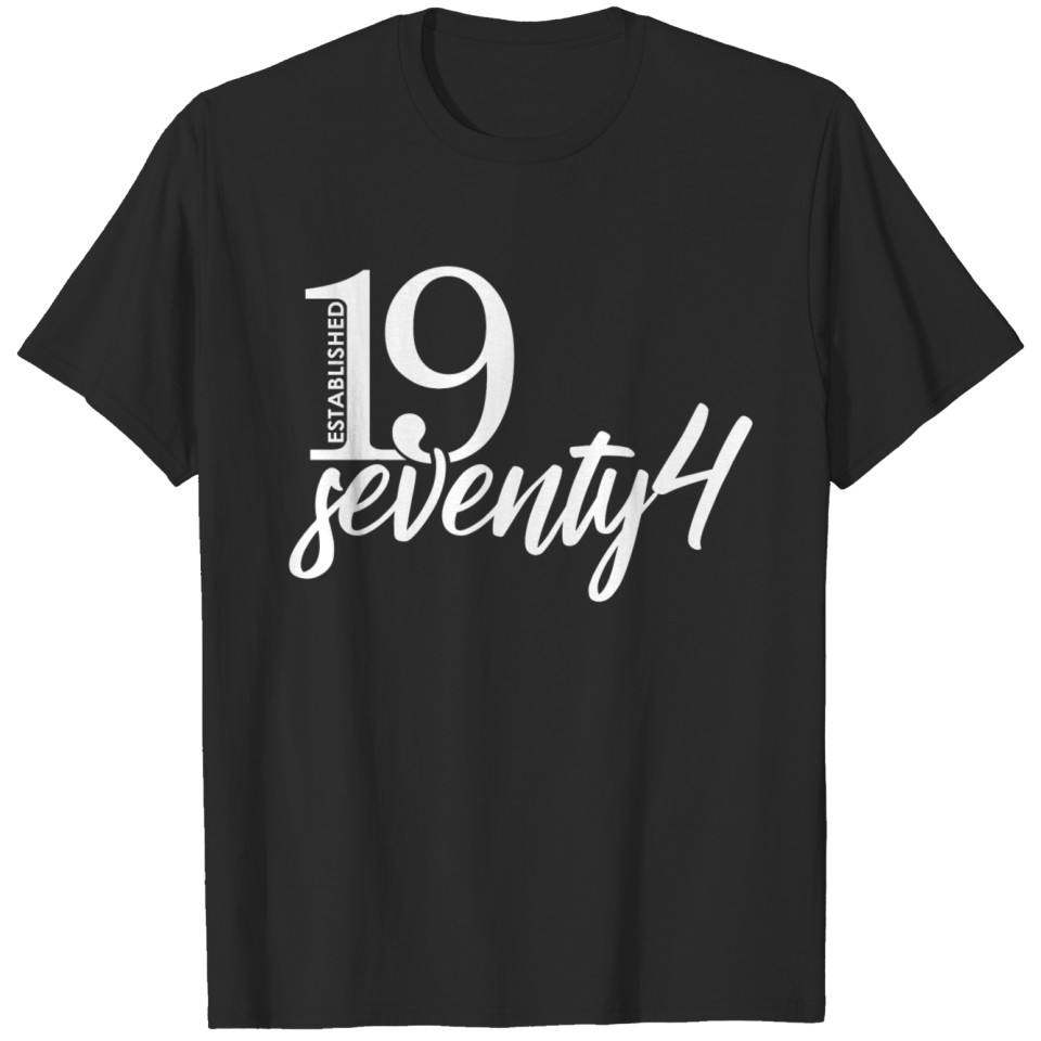 Established 19 seventy4 T-shirt