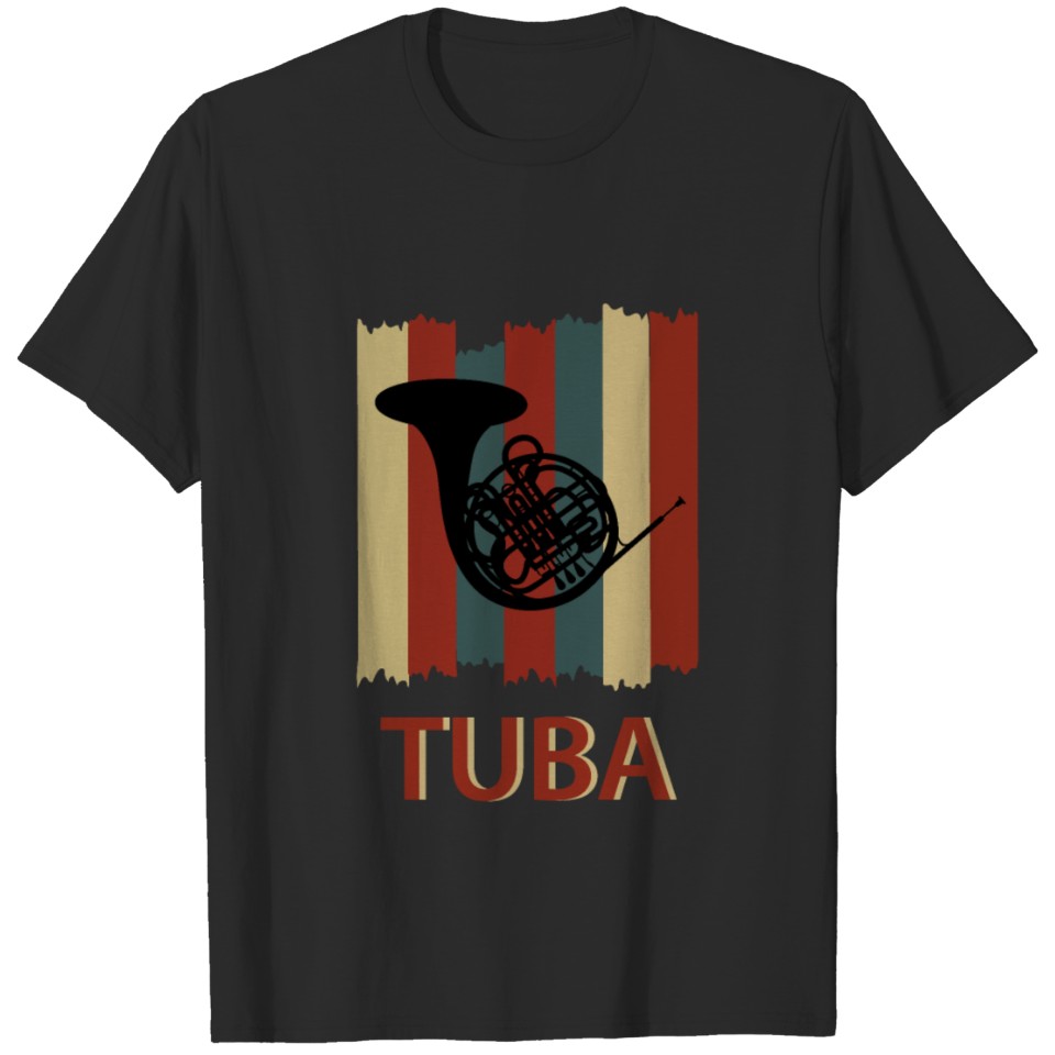 tuba marchingband instrument gift T-shirt