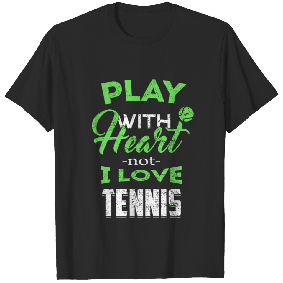 Tennis Forehand Backhand Tennis Player T-shirt