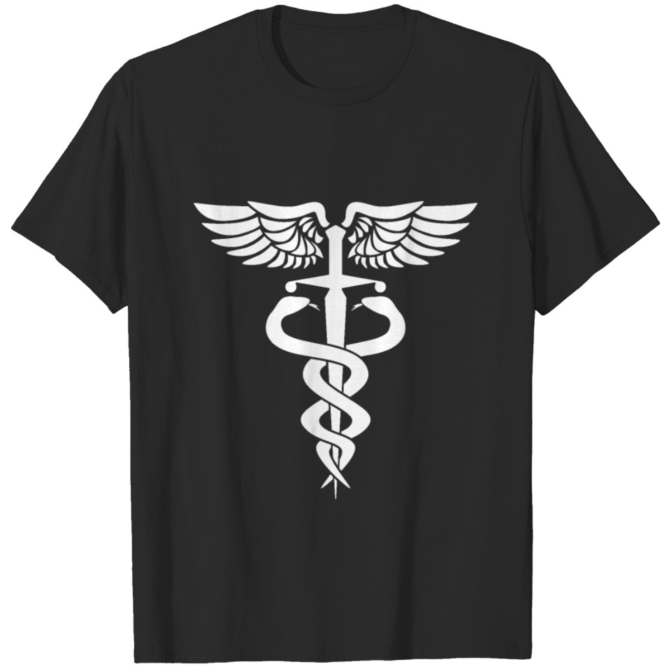 Caduceus medical symbol T-shirt