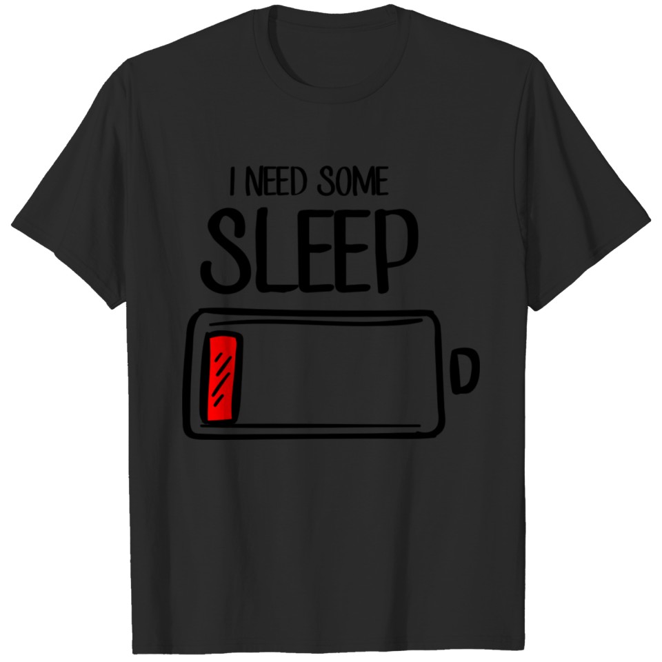 Low Battery Funny Sleep T-shirt