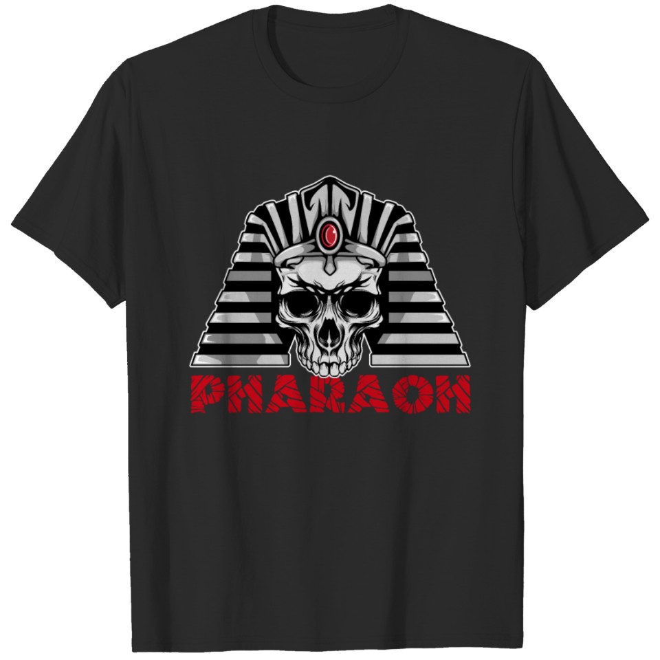 Dead Skull Pharaoh King of Pyramids Anubis Gift T-shirt