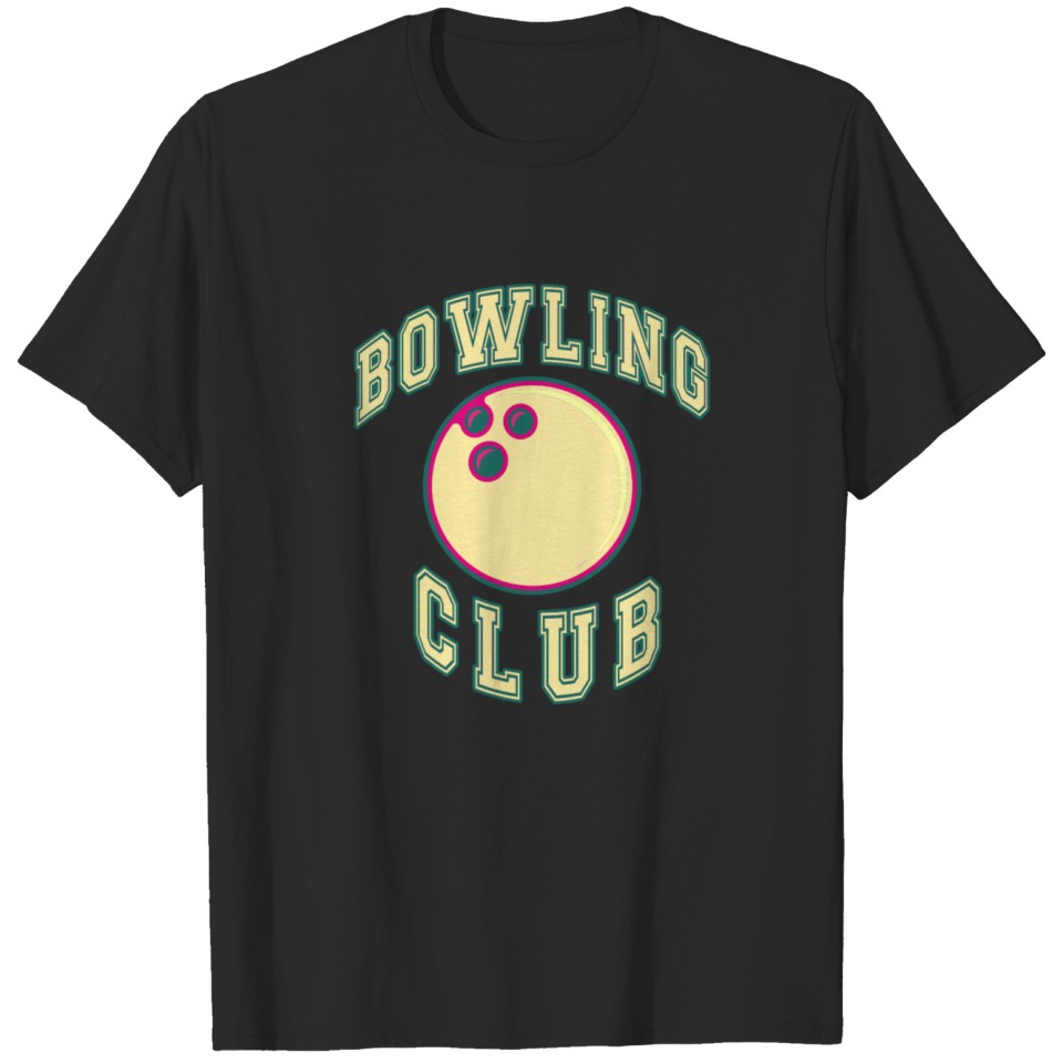Bowling club bowling ball T-shirt