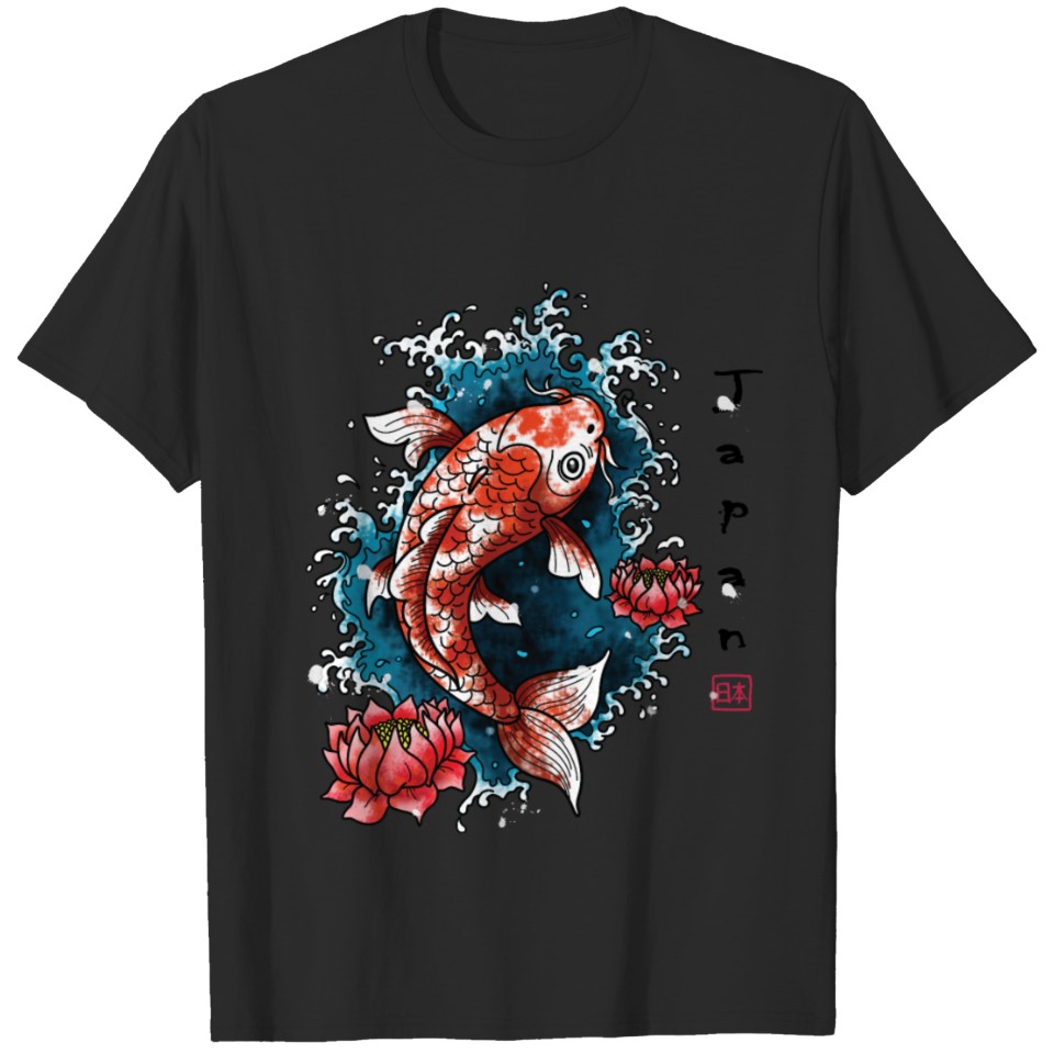 Koi Fish- Japanese Art T-shirt