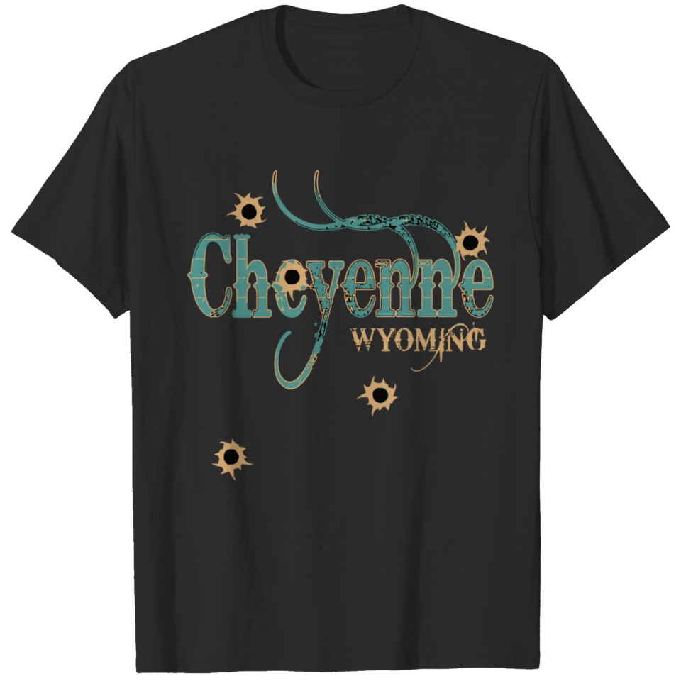 Cheyenne Wyoming Wy Wild West Shoot Out T-shirt