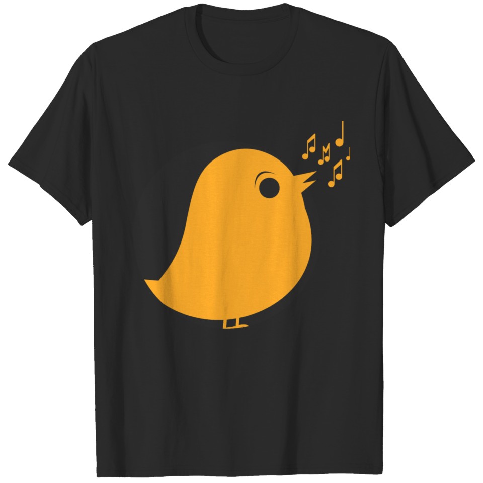 Bird music design T-shirt