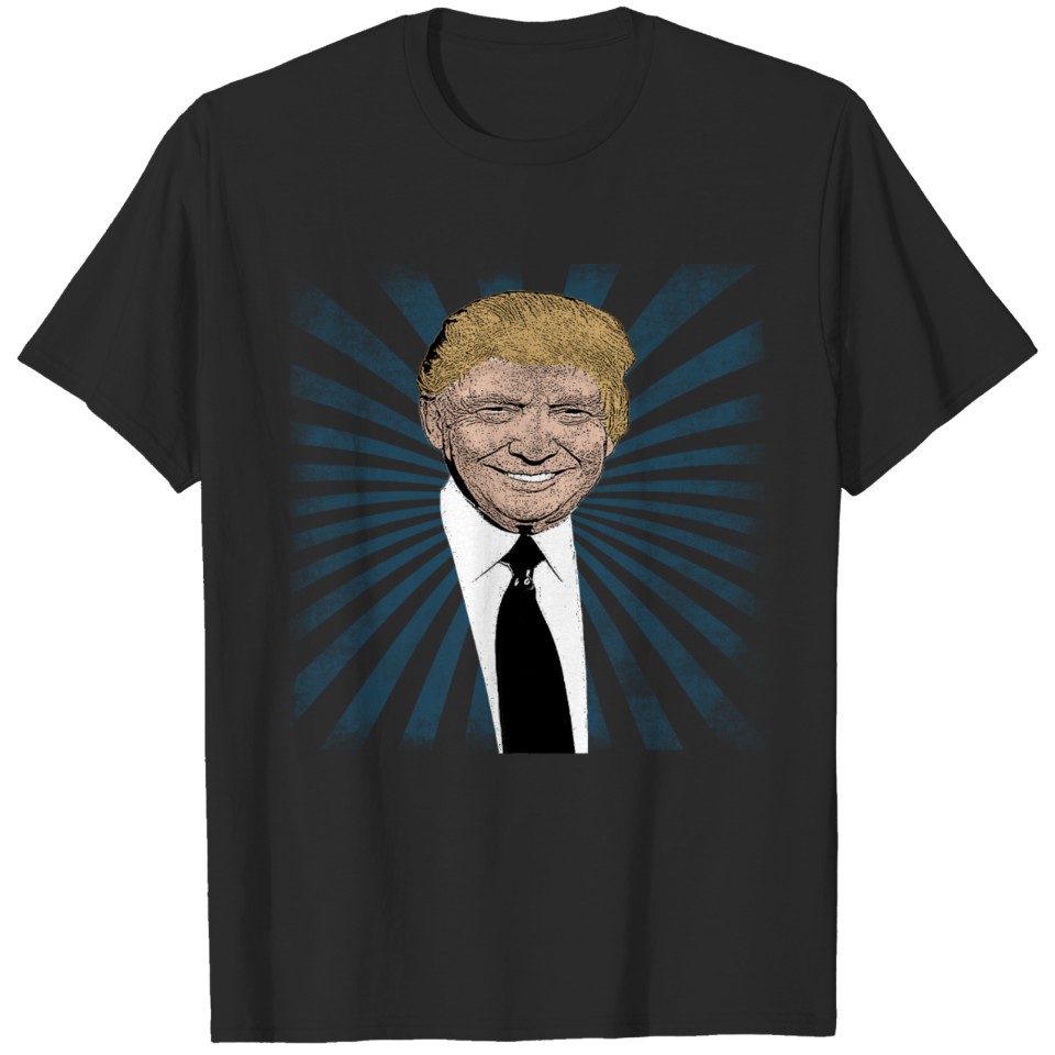 Trump Art Blue Grunge 1 T-shirt