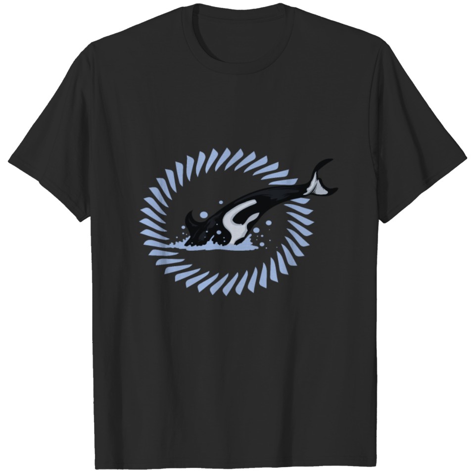 Killer Whale Beach Whales Gift T-shirt