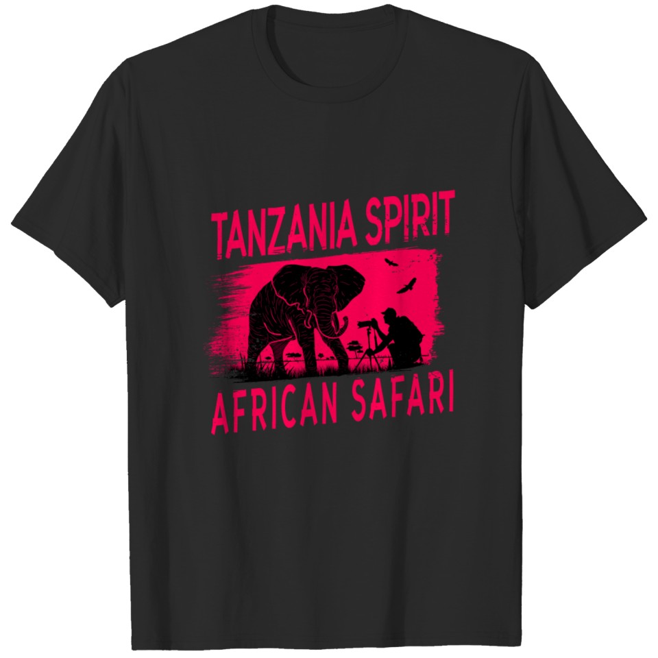 Tanzania Africa Safari Design T-shirt