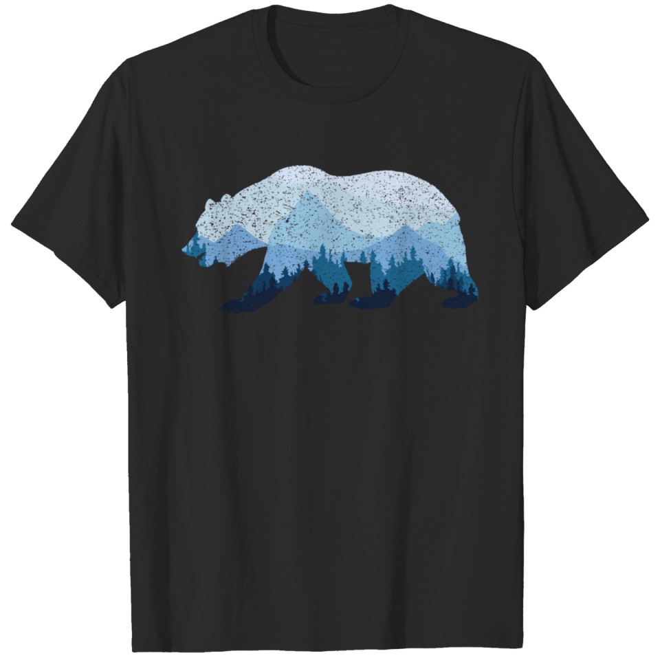 3D Mountain Bear T-shirt