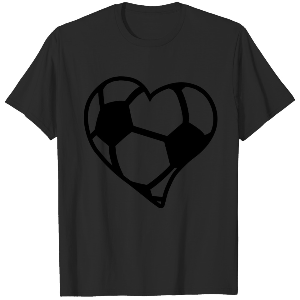 Soccer heart T-shirt
