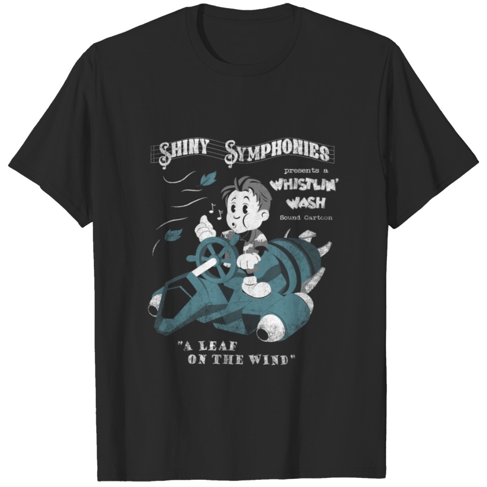 Shiny symphonies - A leaf on the wind awesome t - T-shirt