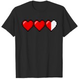 pixel hearts png T-shirt