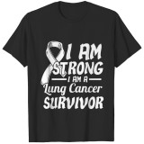 Cancer lung cancer survives defeated birthday idea T-shirt