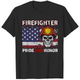 Firefighter Pride and Honor T-shirt