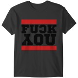 Hipster design fuck you off text logo design cool T-shirt