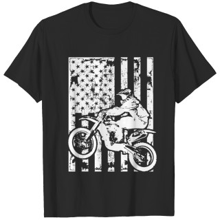 Dirt Bike Flag Shirt T-shirt