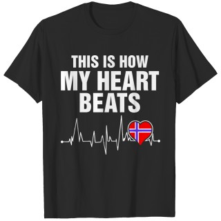 My Heart Beats Norway T-shirt