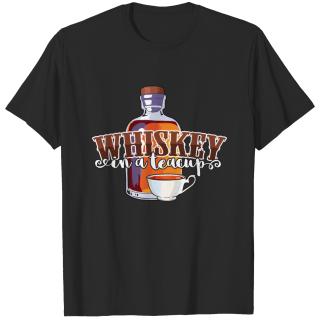 Whisky Tea Lovers Alcohol Scotch Bourbon Malt Gift T-shirt