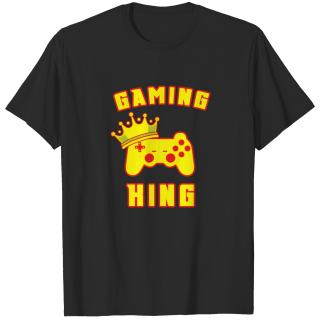 Gaming King with Gamepad Joypad gamble T-shirt