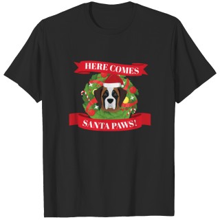 Christmas Design for St. Bernard Lovers T-shirt