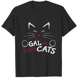 cute cat with red nose T-shirt