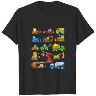 Construction Excavator for Boy birthday christmas T-shirt