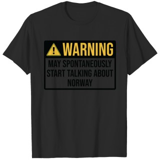 Norway Funny Warning For Norwegian Family T-shirt