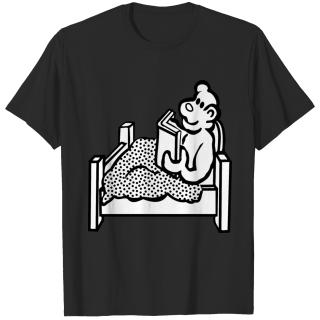 resting bear lineart T-shirt