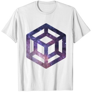 Tesseract galaxy T-shirt