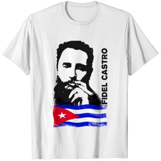 fidel castro cuba demo revolution cigar memoriam T-shirt