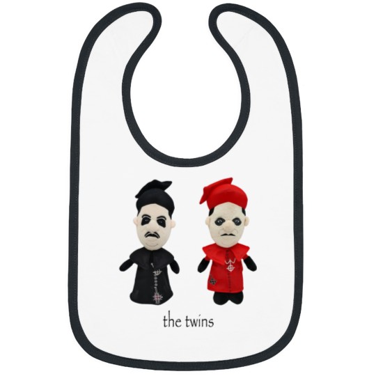 The twins cardinal plushie copia black and red Bibs