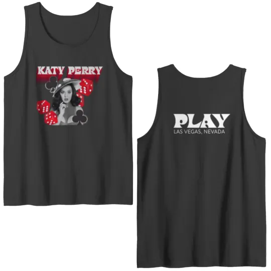 Katy Perry PLAY Vegas Us Tour 2023 Double Sided Tank Tops