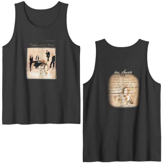 Fleetwood Mac The Dance Tour 1997 Double Sided Tank Tops, 90s Fleetwood Mac Rock Band Tour Double Sided Tank Tops