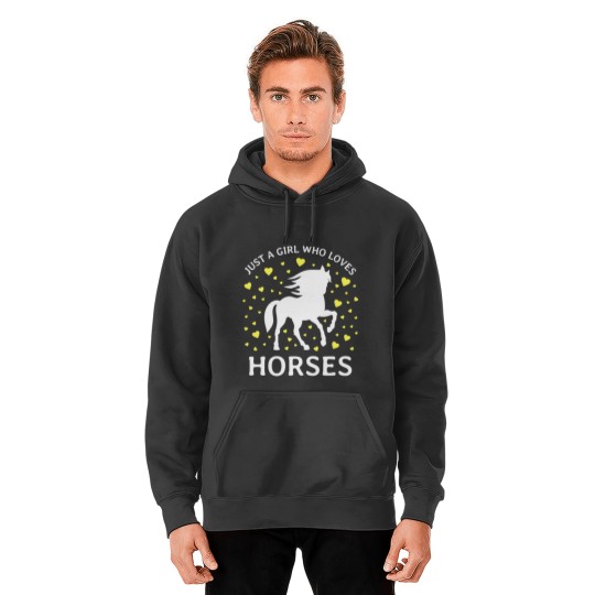 Horse Womens Hoodies Just A Girl Who Loves Horses