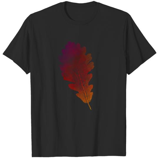 colorfull skeleton Leaf T-shirt