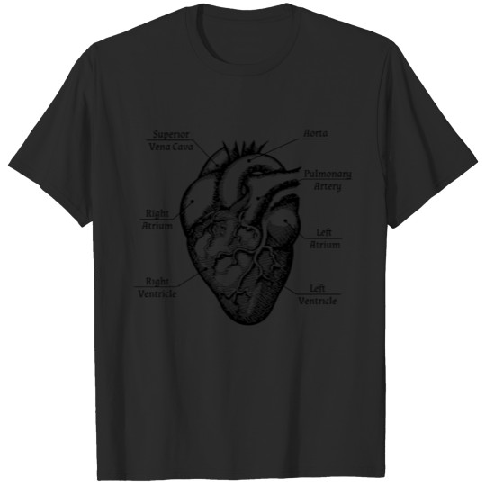 Anatomical Heart - Funny Cardiac Nurse Med Student T-shirt