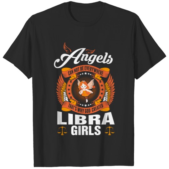 God Created Libra Girls T-shirt