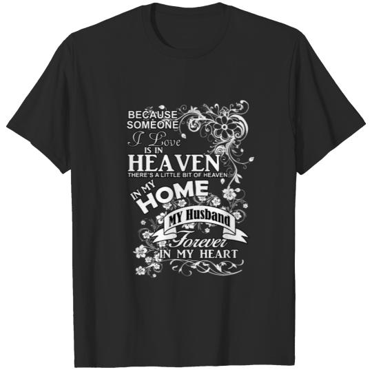 husband in heaven T-shirt