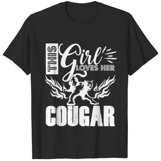 This Girl Loves Cougar Shirt T-shirt