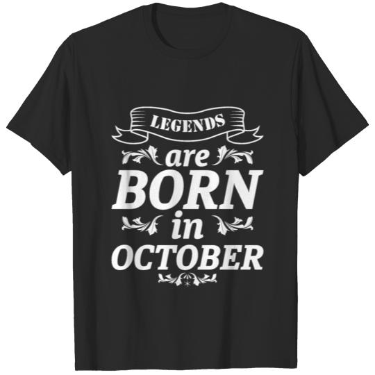 OCTOBER BIRTHDAY GIFT T-shirt