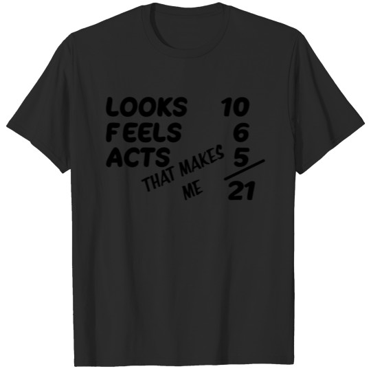 21st BIRTHDAY T-shirt