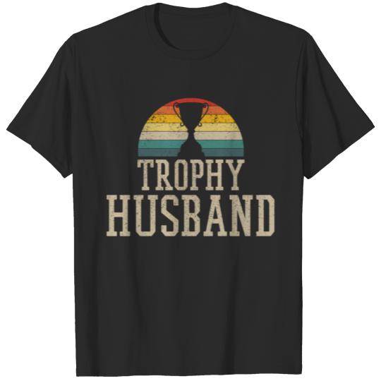 Trophy Husband - Vintage Wedding Anniversary Gift T-shirt