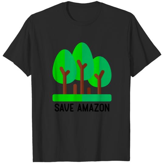 Save Amazon Forest Logo Two T-shirt