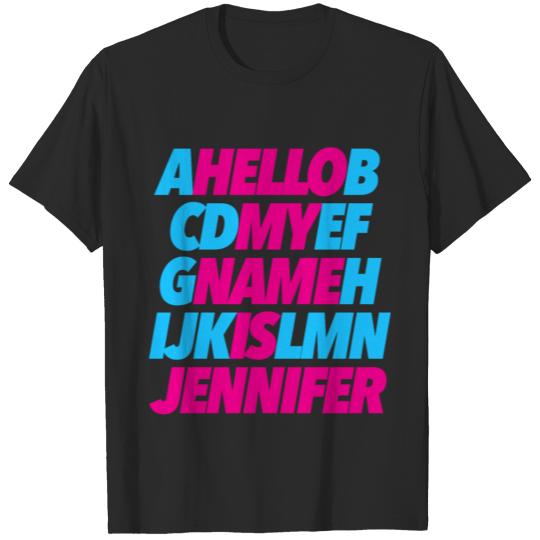 Hello My Name Is Jennifer T-shirt